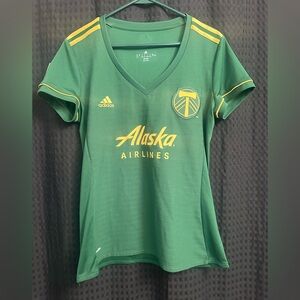 Green Adidas Portland Timbers Jersey